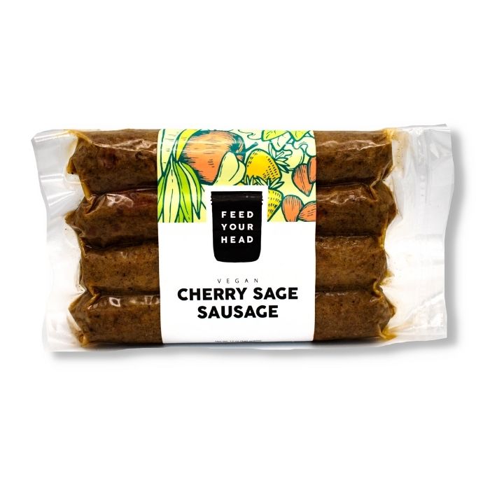Feed Your Head - Vegan Cherry Sage Sausage, 4 Pack - front