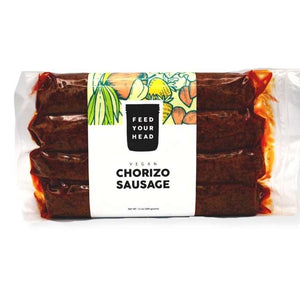 Feed Your Head - Vegan Chorizo Sausage, 4 Pack