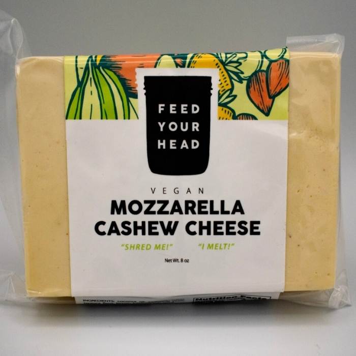 Feed Your Head - Vegan Mozzarella Cashew Cheese, 6oz - front