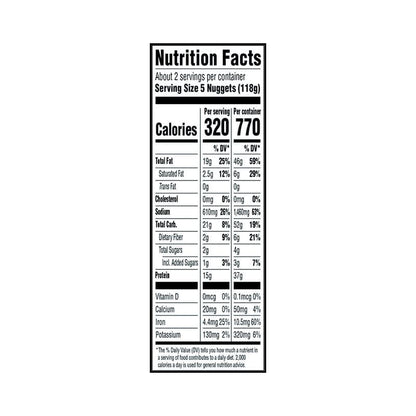 638031684151 - field roast classic nuggets nutrition