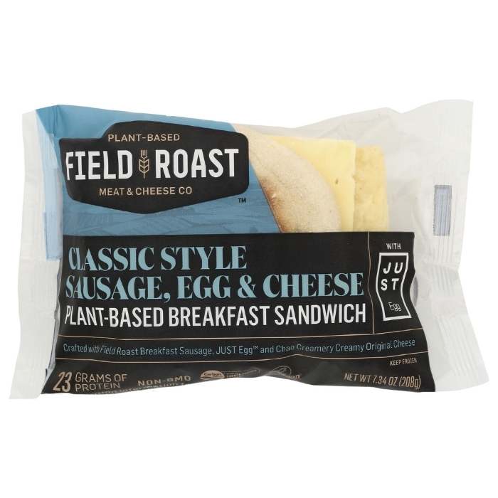 Field Roast - Sausage, Egg & Cheese Breakfast Sandwich, 7.34oz - front