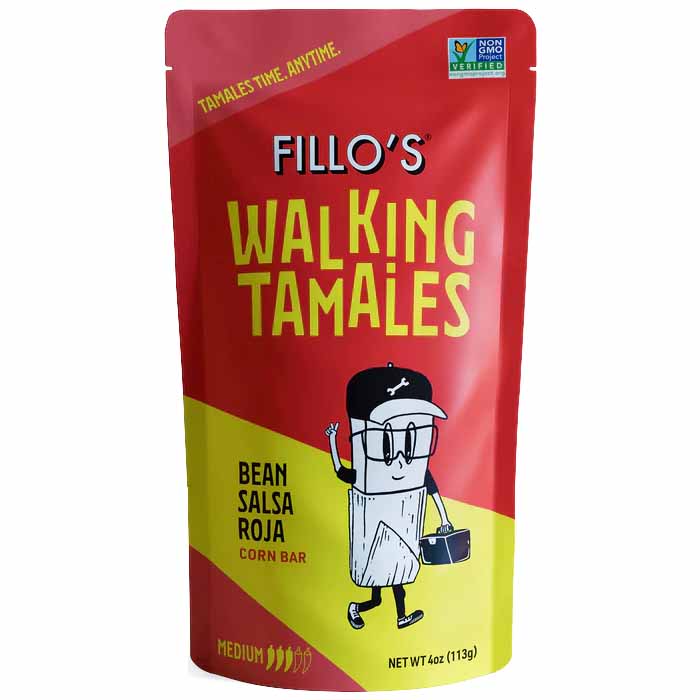 Fillo's - Walking Tamales Bean Salsa - Roja, 4oz