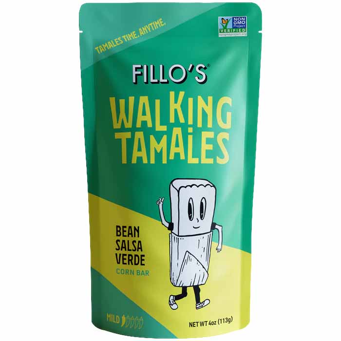 Fillo's - Walking Tamales Bean Salsa - Verde, 4oz