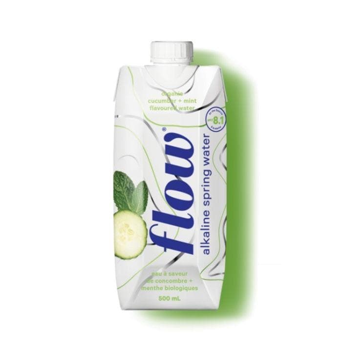 Flow Water - Alcaline Spring Water - Cucumber and Mint