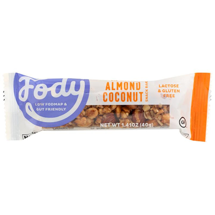 Fody Food Co Almond Coconut Bar, 1.41 oz _ pack of 12