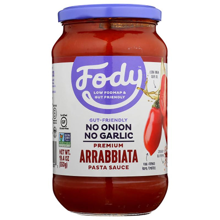 Fody Food Co Pasta Sauce - Arrabbiata, 19.4 oz