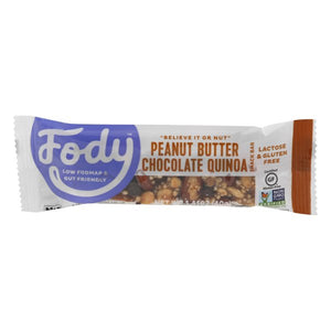 Fody Food Co - Peanut Butter Chocolate & Quinoa Bar, 1.4oz | Pack of 12