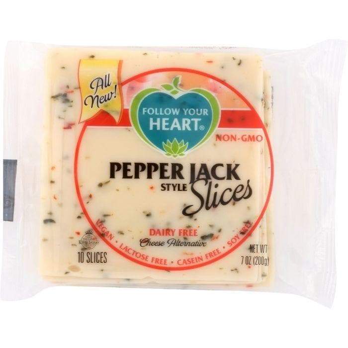 Follow Your Heart - Pepper Jack Style Slices - Front