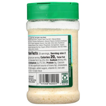 Follow Your Heart - Parmesan - Grated, 5oz - back