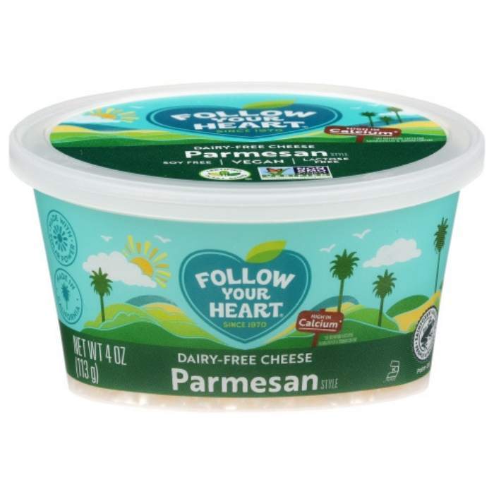 Follow Your Heart - Parmesan - Shredded, 4oz - front