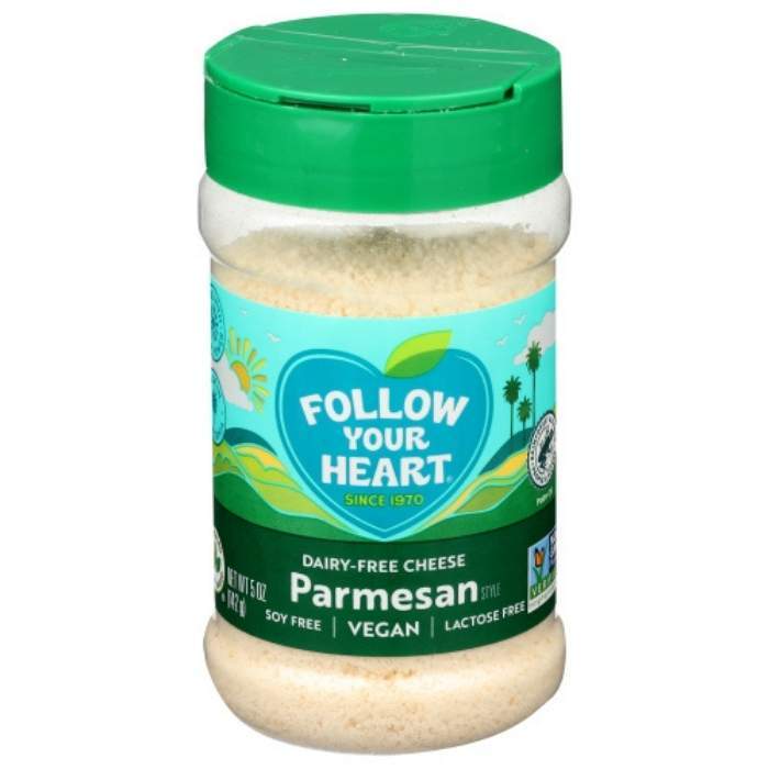 Follow Your Heart - Parmesan - Grated, 5oz - front