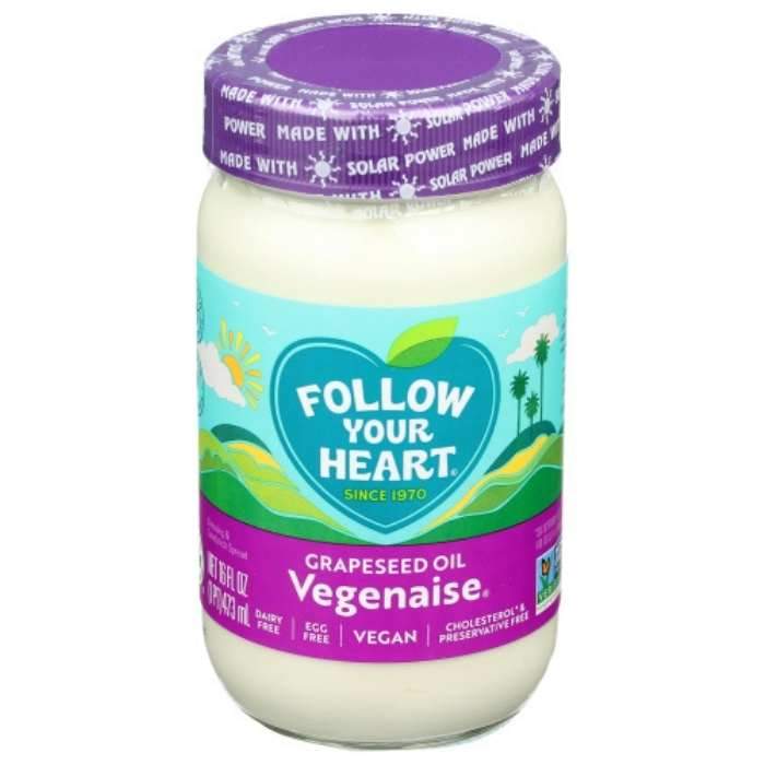 Follow Your Heart - grapeseed oil -  Vegenaise, 16oz- front