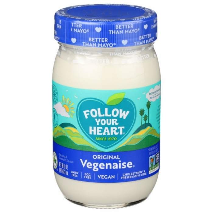 Follow Your Heart - original Vegenaise, 16oz- front