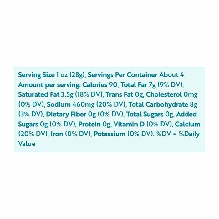 Follow Your Heart - Shredded Parmesan, 4oz - Back