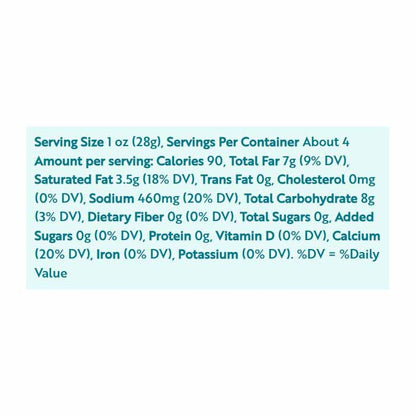 Follow Your Heart - Shredded Parmesan, 4oz - Back