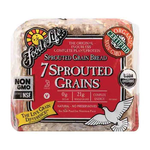 Food For Life - Bread 7 Sprouted Organic, 24oz | Pack of 6