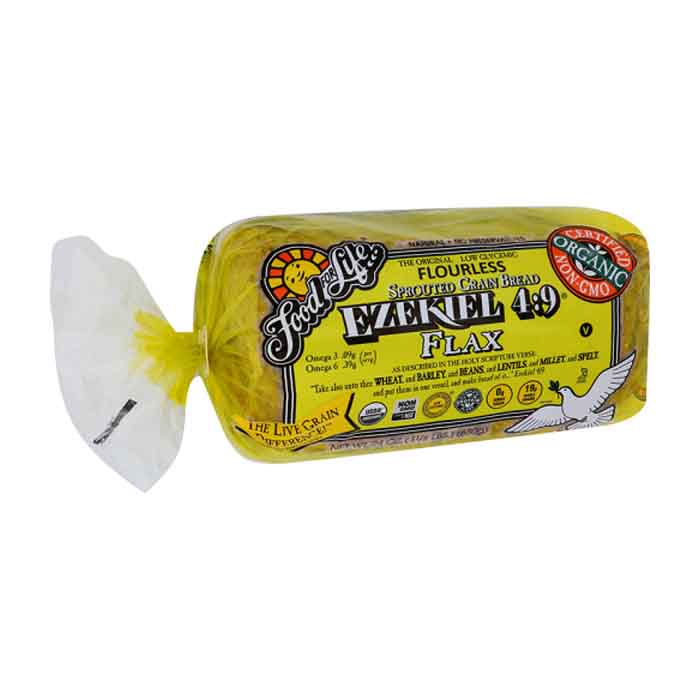 Food For Life - Bread Flax Sprouted Whole Grain, 24oz