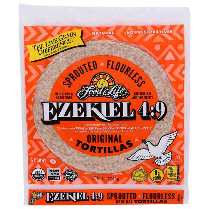 Food For Life - Tortilla Ezekiel Sprouted Grain Organic, 12oz