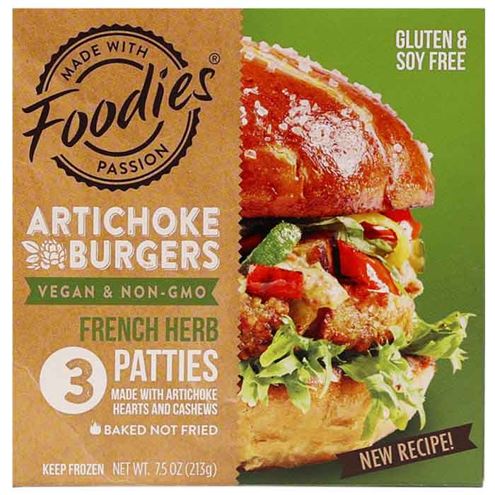 Foodies - Artichoke Burgers - French Herb, 7.5oz