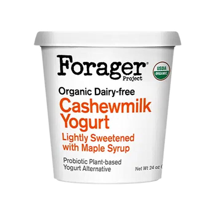 Forager - Organic Cashewmilk Yogurt - Lightly Sweetened with Maple, 24oz 