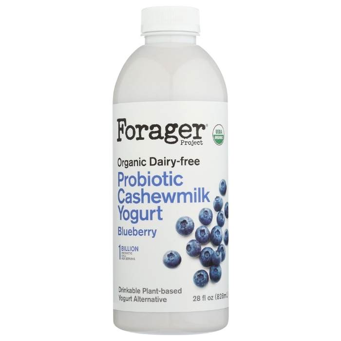 Forager - Probiotic Drinkable Yogurt Wild Blueberry, 28 fl oz - front
