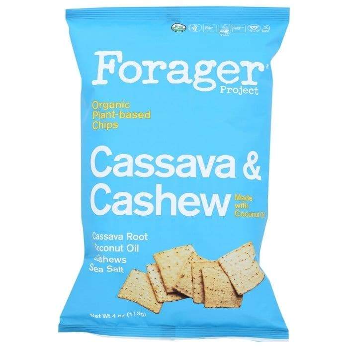 Forager Project - Cassava & Cashew Organic Chips - front