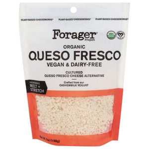 Forager Project - Vegan Queso Fresco Crumbled Cheese, 7oz