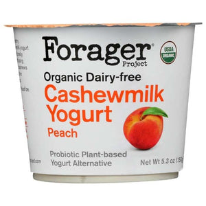 Forager Project - Organic Peach Cashewmilk Yogurt, 5.3oz
