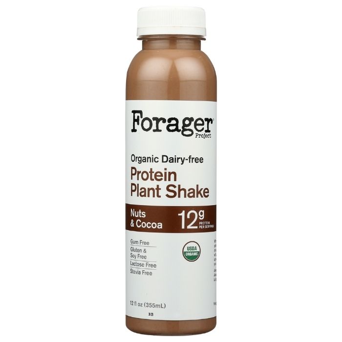 Forager Project - Plant-Based Nuts & Cocoa Protein Shake, 12oz - front