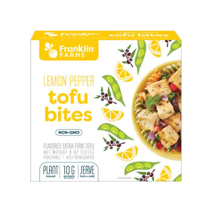 Franklin Farms - Bites Tofu - Lemon Pepper, 8oz