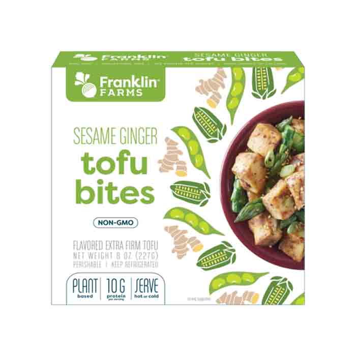 Franklin Farms - Bites Tofu - Sesame Ginger, 8oz