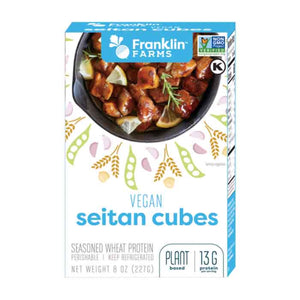 Franklin Farms - Cube Seitan, 8oz | Pack of 12