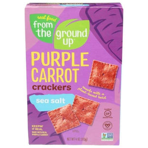From the Ground Up - Purple Carrot Crackers - Sea Salt