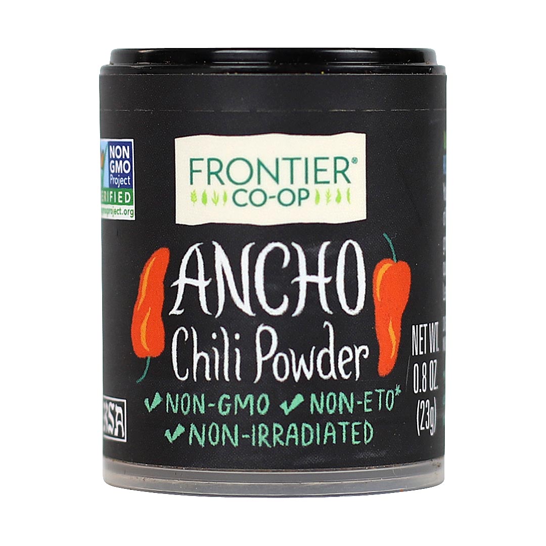 Frontier Ancho Chili Powder, 0.8 oz
 | Pack of 6 - PlantX US