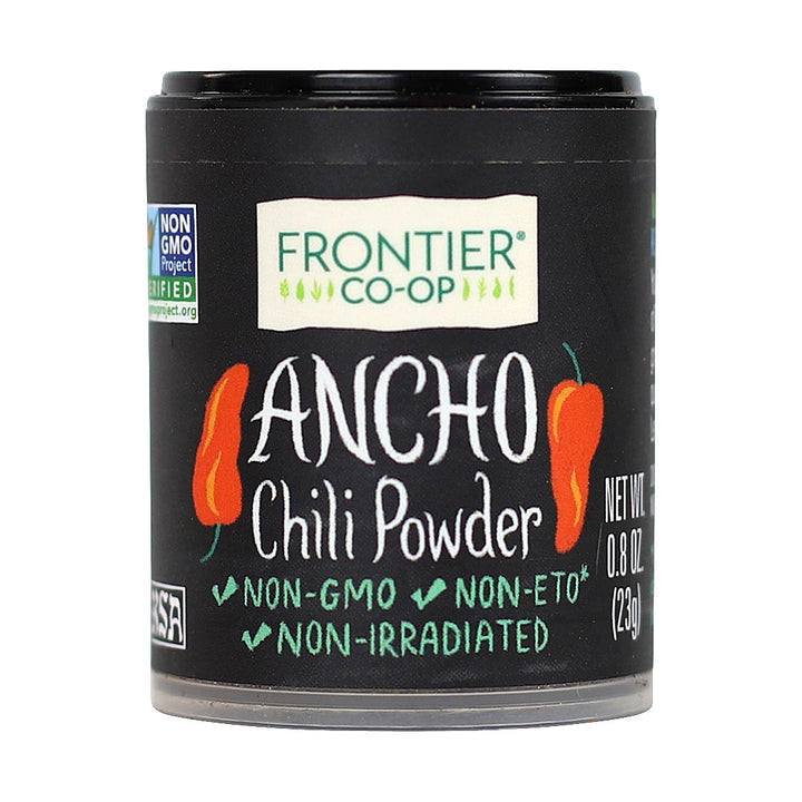 Frontier Ancho Chili Powder, 0.8 oz
 | Pack of 6 - PlantX US