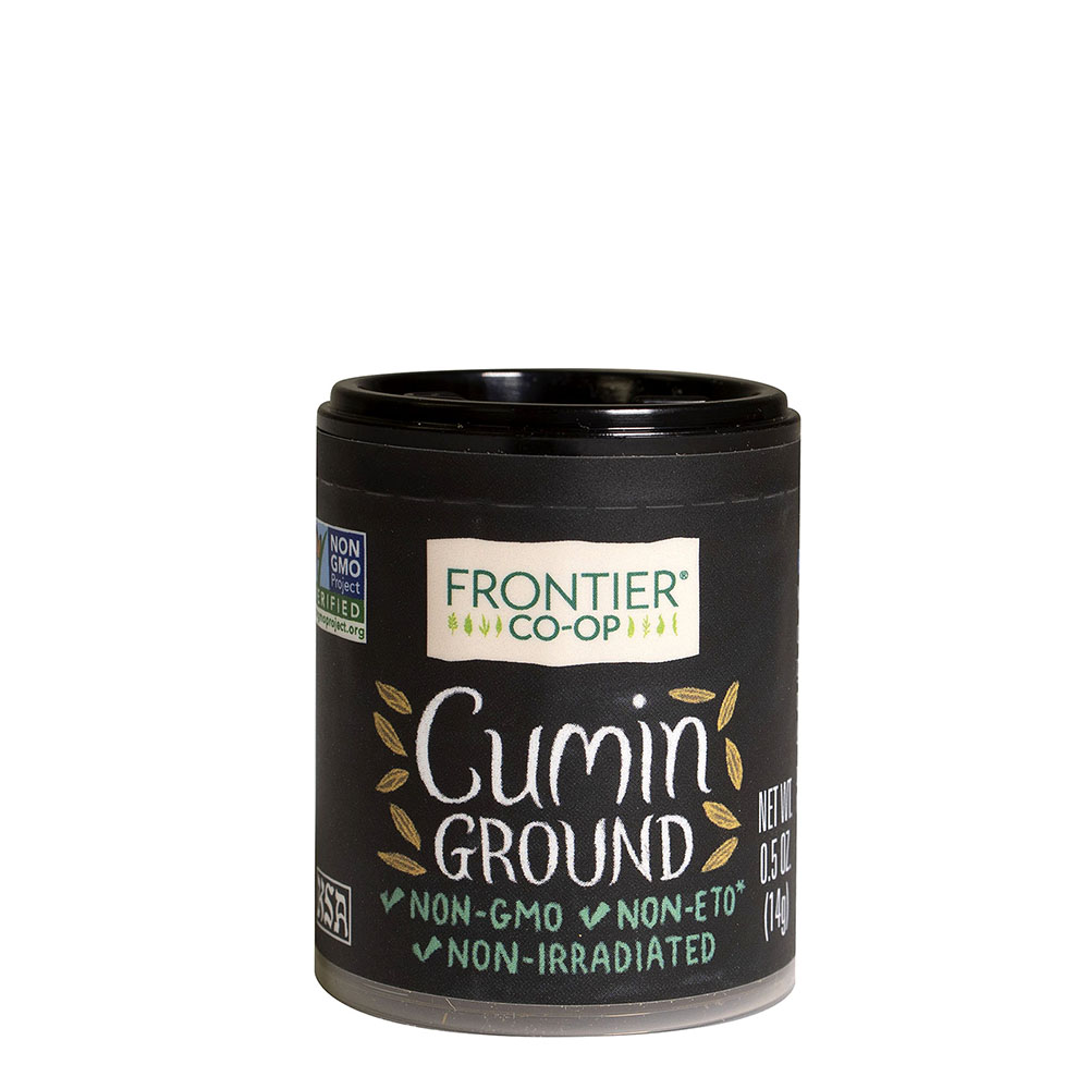 Frontier Ground Cumin Mini Spice, 0.5 oz
 | Pack of 6 - PlantX US