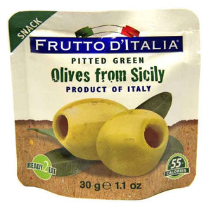 Frutto Ditalia - Olives Pitted, 1.1oz | Multiple Flavors | Pack of 60