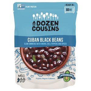 A Dozen Cousins - Cuban Black Beans, 10 oz | Pack of 6