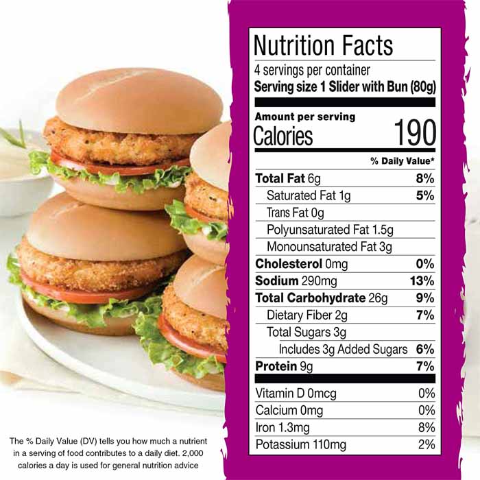 Gardein - Crispy Chick'n Sliders, 11.3oz - back