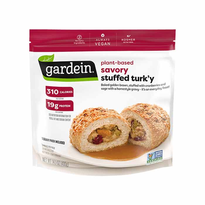 Gardein - Gardein Savory Stuffed Turk’y with Gravy, 14.1oz