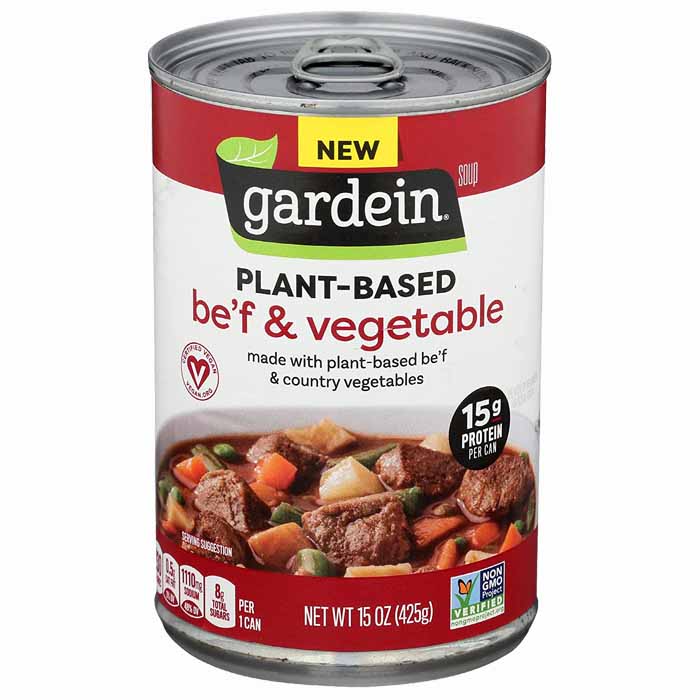 Gardein - Plant-Based Be'f & Vegetable Soup, 15oz