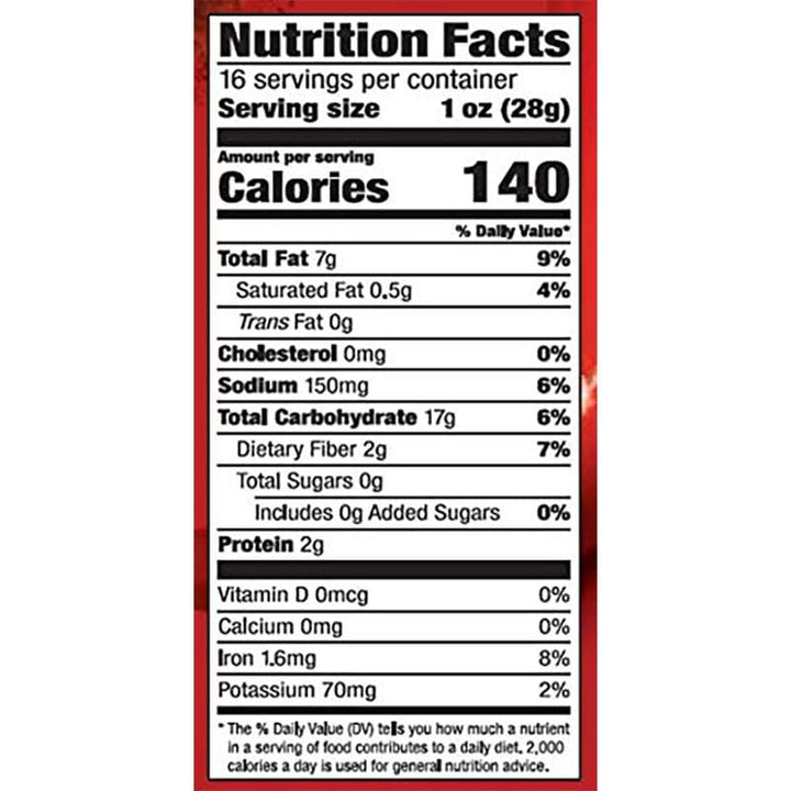 15839096797 - garden of eatin red hot blues chips nutrition