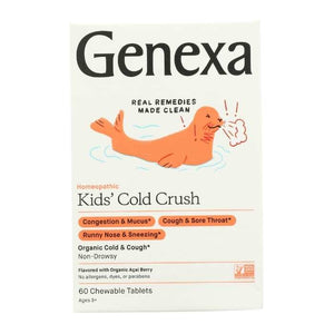 Genexa - Kids' Cold Crush Chewable Tablets, 60 Tablets