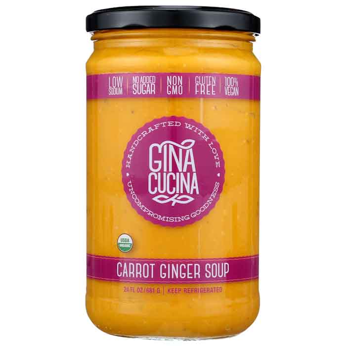 Gina Cucina - Soup - Carrot Ginger, 24oz
