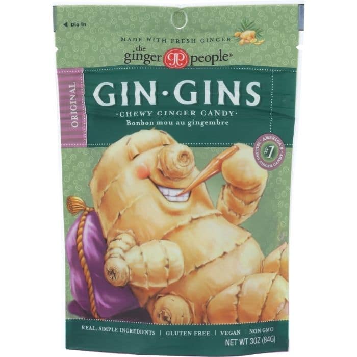 Ginger People - Gin Gins Original Ginger Chews - front