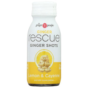 Ginger People - Rescue Lemon & Cayenne Ginger Shot, 2 oz