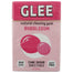 Glee Gum - All-Natural Chewing Gum Bubblegum, 16 Pieces - front