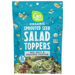 Go Raw - Sprouted Seed Salad Topper - Sea Salt & Black Pepper, 4oz