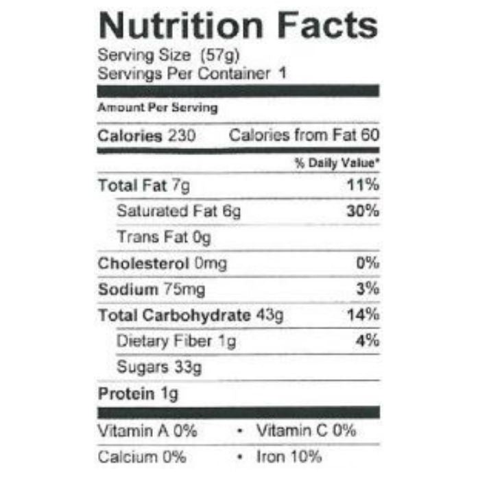 Go Max Go - Buccaneer Bar, 2oz - nutrition facts