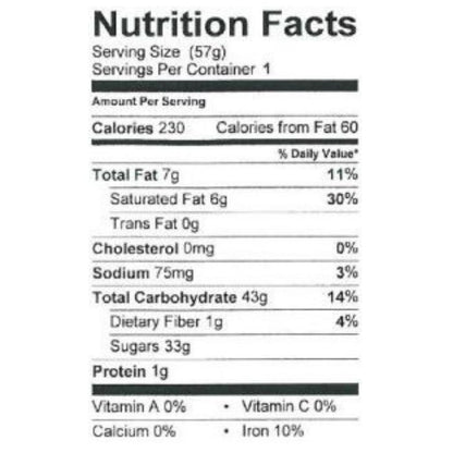 Go Max Go - Buccaneer Bar, 2oz - nutrition facts